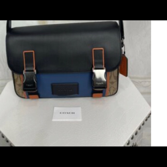 Track Messenger in Colorblock Coach Bag - Picture 1 of 1